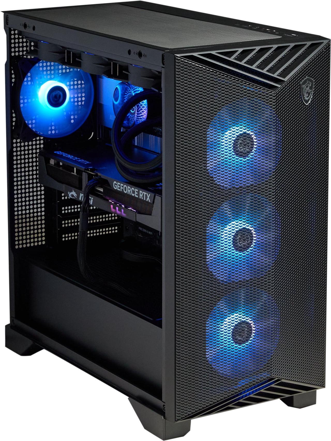 Alt view image 2 of 8 - MSI Gaming Desktop PC Aegis ZS2 C9NVR-1462US AMD Ryzen 9 9900X 32GB DDR5 2TB SSD GeForce RTX 5070 Ti Windows 11 Home Advance