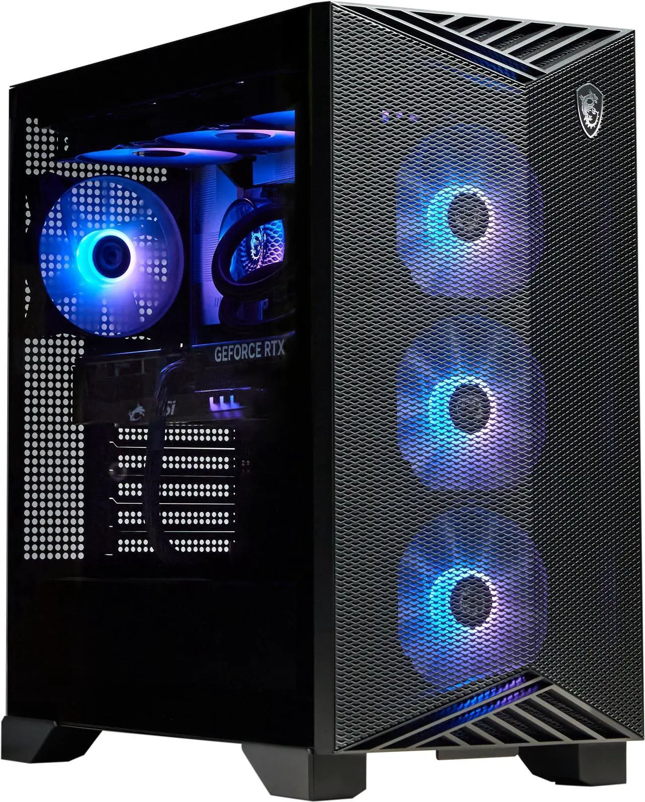 Alt view image 5 of 8 - MSI Gaming Desktop PC Aegis ZS2 C9NVR-1462US AMD Ryzen 9 9900X 32GB DDR5 2TB SSD GeForce RTX 5070 Ti Windows 11 Home Advance