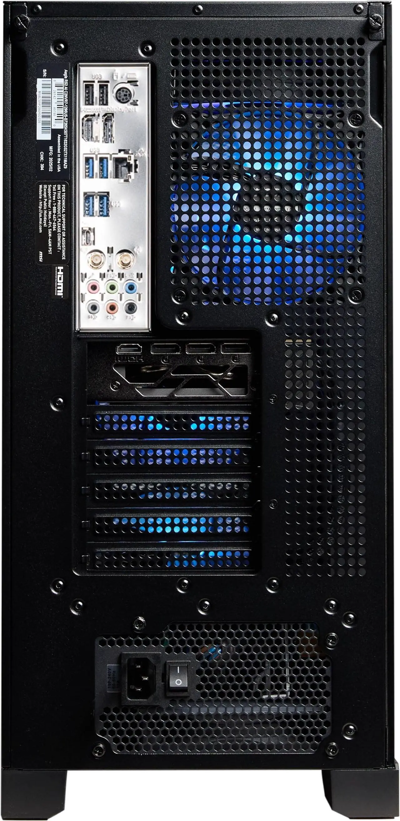 Alt view image 5 of 7 - MSI Gaming Desktop PC Aegis RS2 A14NVP7-1461US Intel Core i7-14700KF 32GB DDR5 2TB SSD GeForce RTX 5070 Windows 11 Home Advance