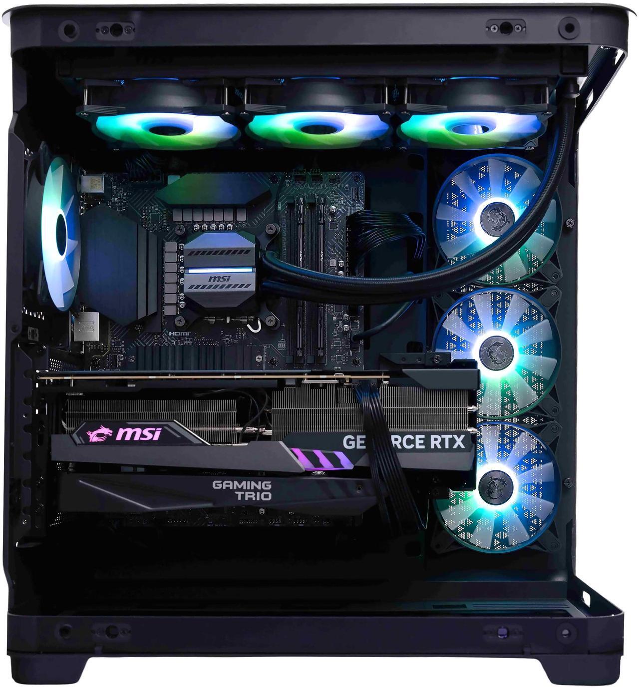 Alt view image 3 of 8 - MSI Gaming Desktop PC Vision Elite ZS 9NVZ-1481US AMD Ryzen 9 9950X3D 64GB DDR5 2TB NVMe SSD GeForce RTX 5090 Windows 11 Pro