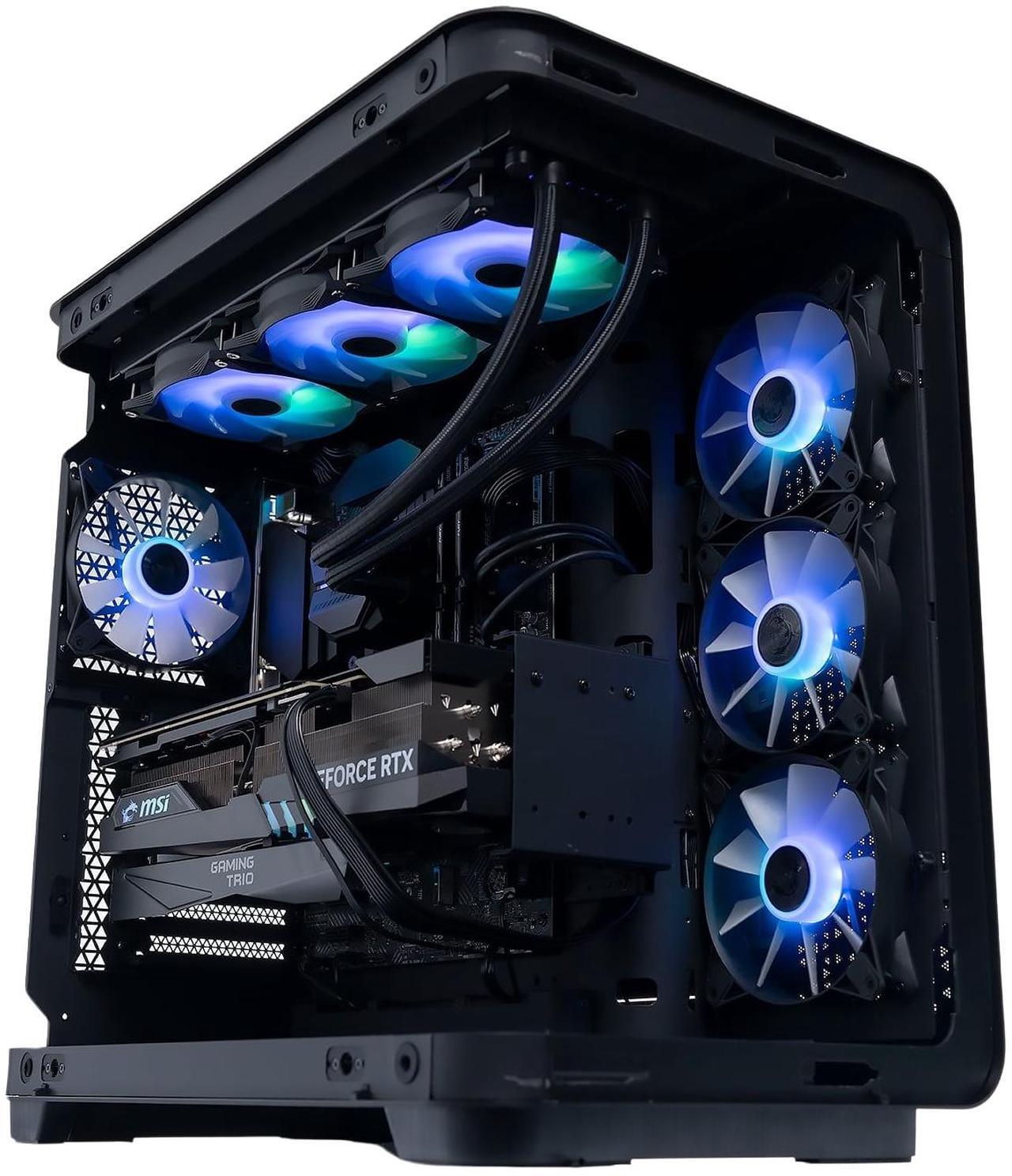 Alt view image 2 of 8 - MSI Gaming Desktop PC Vision Elite ZS 9NVZ-1481US AMD Ryzen 9 9950X3D 64GB DDR5 2TB NVMe SSD GeForce RTX 5090 Windows 11 Pro