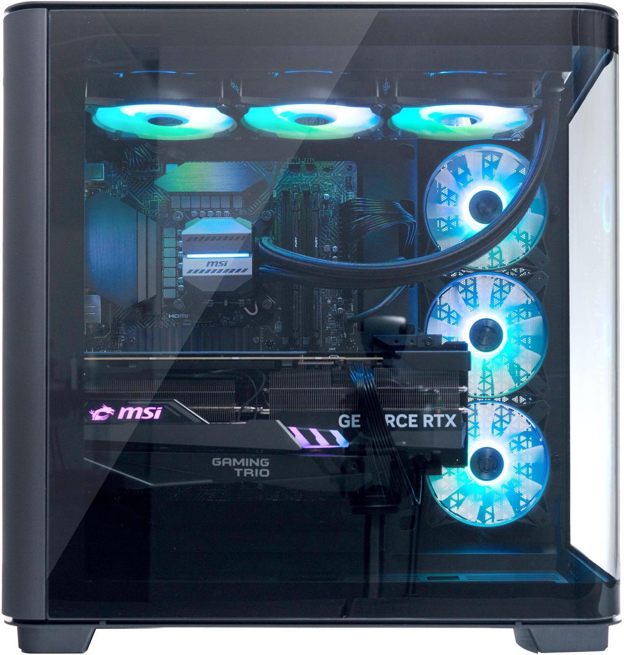 Alt view image 4 of 8 - MSI Gaming Desktop PC Vision Elite ZS 9NVZ-1481US AMD Ryzen 9 9950X3D 64GB DDR5 2TB NVMe SSD GeForce RTX 5090 Windows 11 Pro
