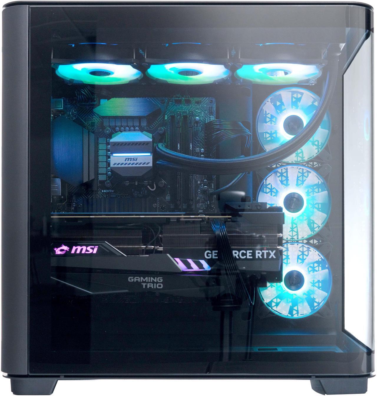 Alt view image 5 of 8 - MSI Gaming Desktop PC Vision Elite ZS 9NVZ-1481US AMD Ryzen 9 9950X3D 64GB DDR5 2TB NVMe SSD GeForce RTX 5090 Windows 11 Pro