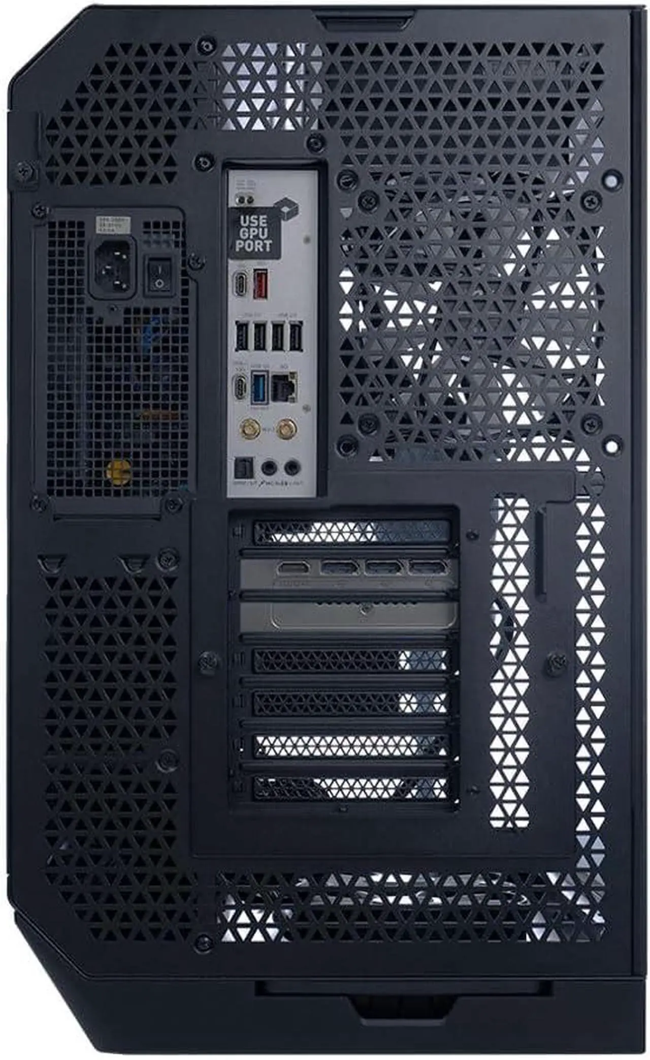Alt view image 7 of 8 - MSI Vision ZS 9NVV-1275US Gaming Desktop, GeForce RTX 5080, Ryzen 7 9800X3D, 64GB DDR5, 2TB NVMe SSD, Wi-Fi 7, Windows 11 Pro