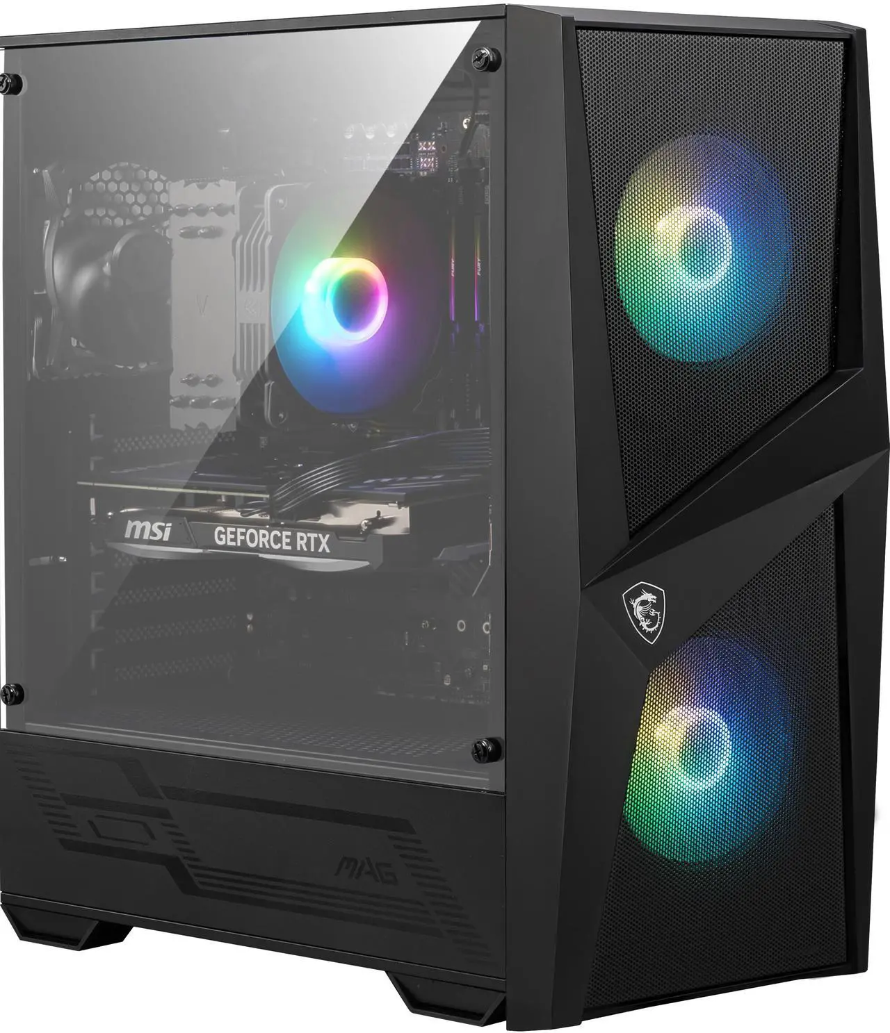 Alt view image 4 of 10 - MSI Gaming Desktop PC Codex R2 C13NVL7-487US Intel Core i7-13700F 32GB DDR5 1TB NVMe SSD GeForce RTX 5060 Windows 11 Home