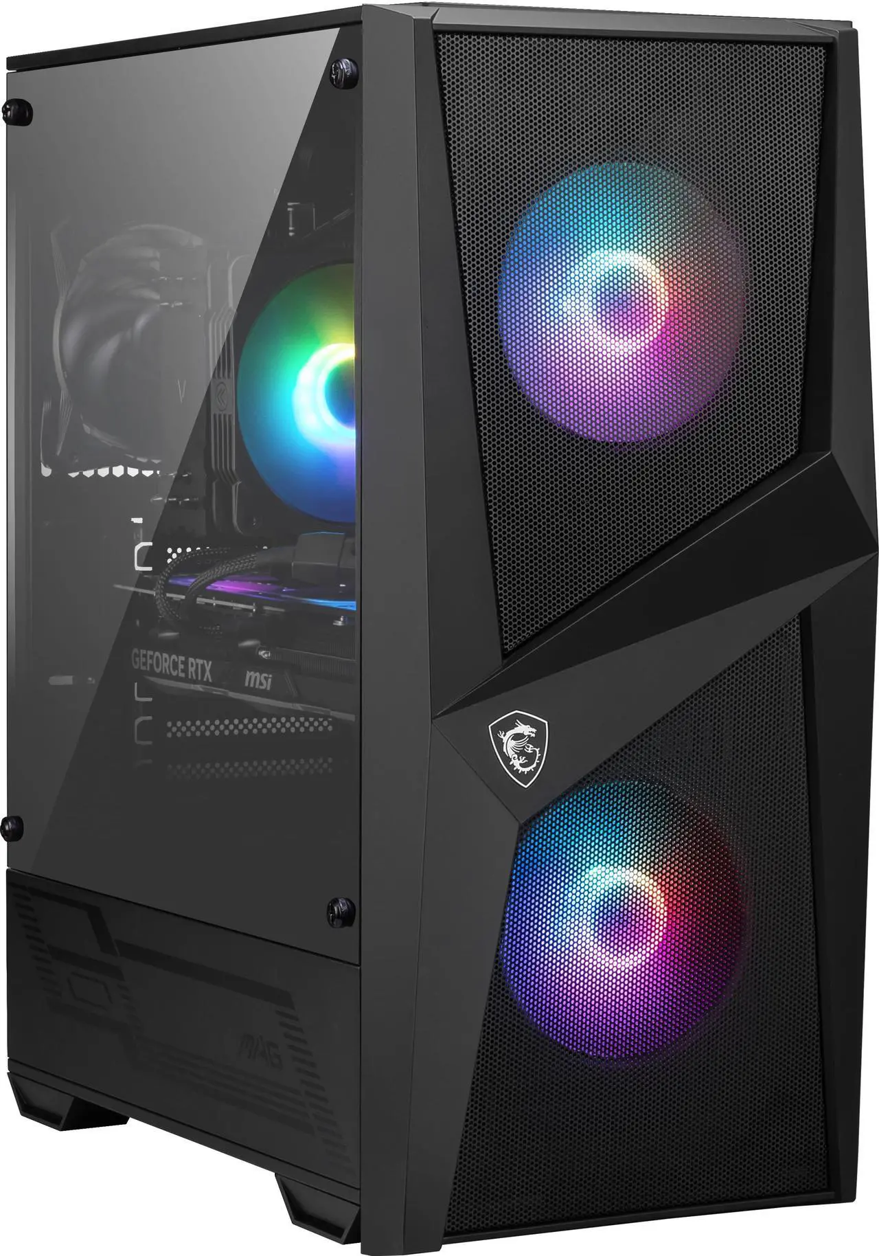 Alt view image 2 of 10 - MSI Gaming Desktop PC Codex R2 C13NVL7-487US Intel Core i7-13700F 32GB DDR5 1TB NVMe SSD GeForce RTX 5060 Windows 11 Home