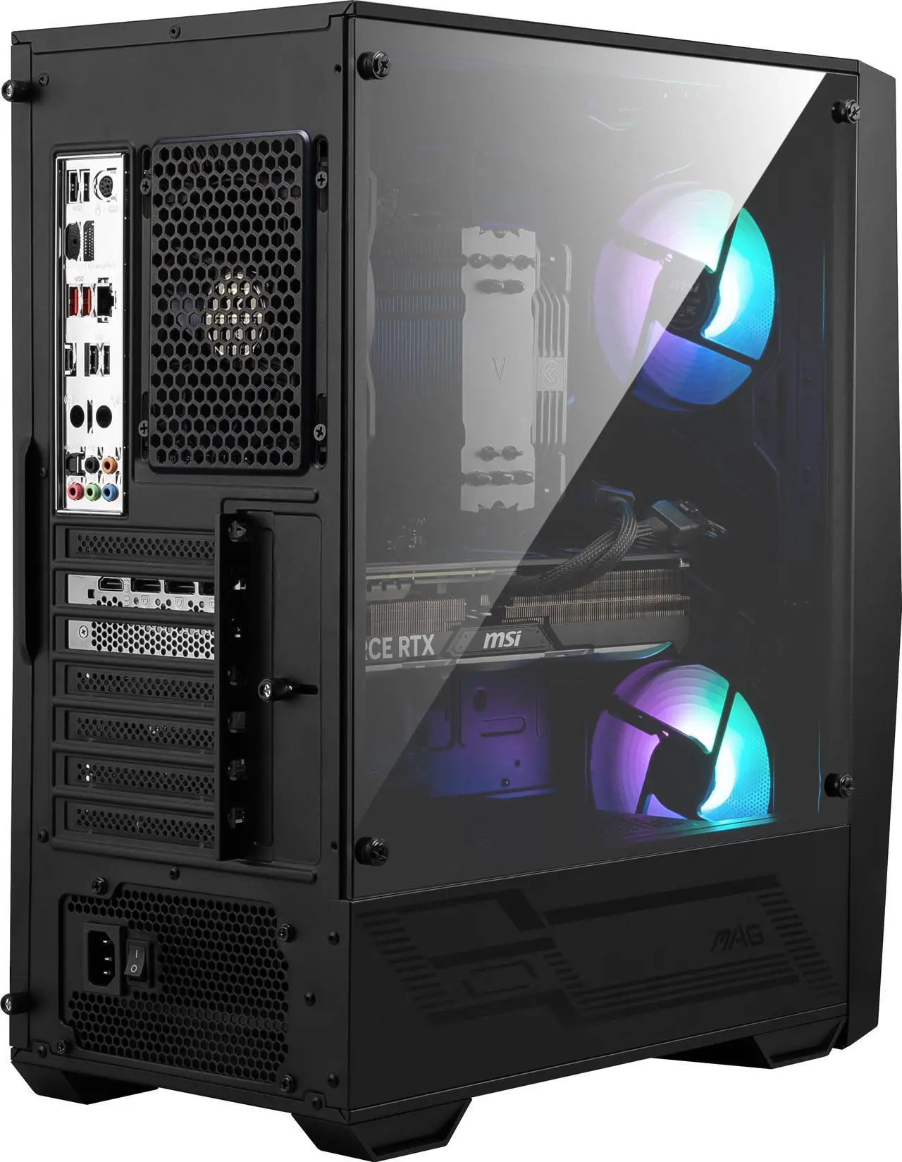 Alt view image 5 of 10 - MSI Gaming Desktop PC Codex R2 C13NVL7-487US Intel Core i7-13700F 32GB DDR5 1TB NVMe SSD GeForce RTX 5060 Windows 11 Home