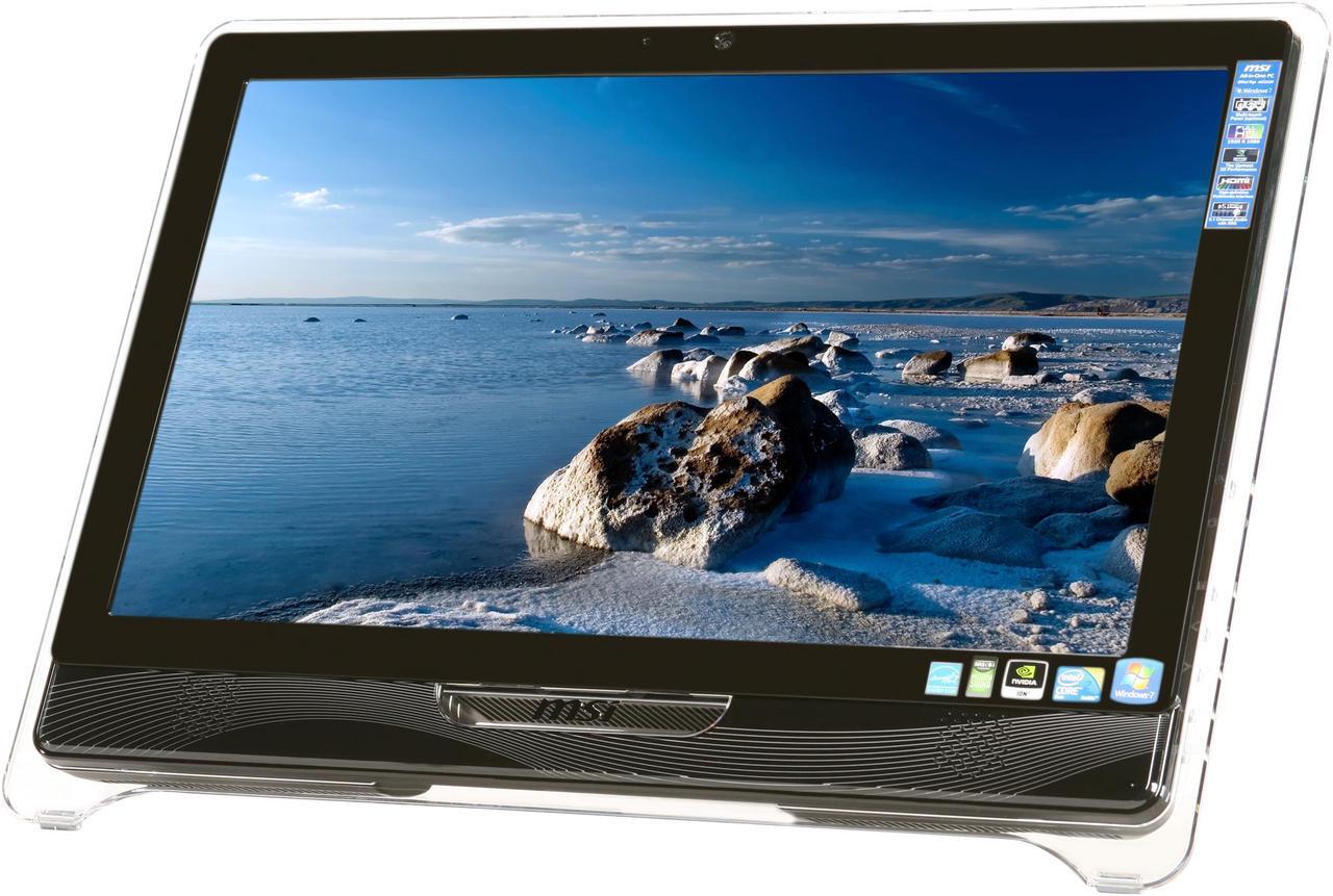 Alt view image 3 of 8 - MSI Desktop PC Wind Top AE2220-237US Intel Core 2 Duo T6600 4GB DDR2 640GB HDD 21.5" Touchscreen Windows 7 Home Premium 64-bit