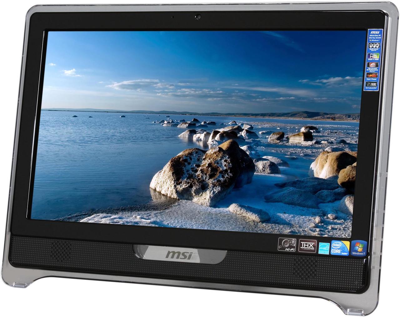 Alt view image 3 of 8 - MSI All-in-One PC Wind Top AE2280-008US Intel Core i5-650 4GB DDR3 640GB HDD 21.5" Touchscreen Windows 7 Home Premium 64-bit