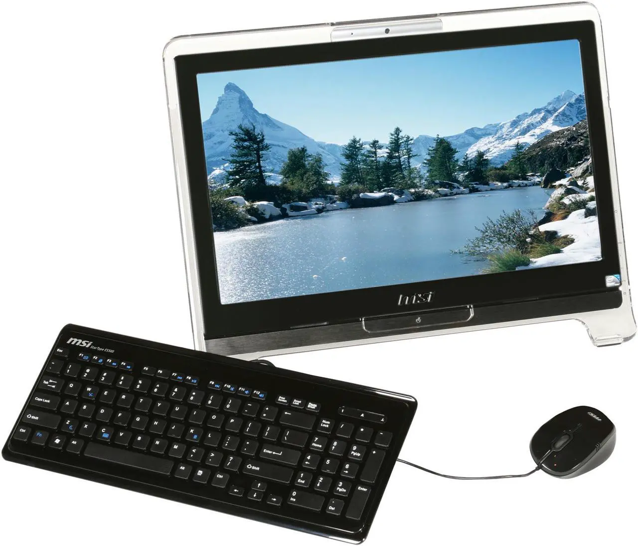 Main image of MSI All-in-One PC Wind Top AE1920-001US Intel Atom D525 2GB DDR3 250GB HDD 18.5" Touchscreen Windows 7 Home Premium 64-bit