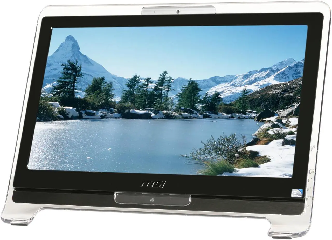 Alt view image 3 of 7 - MSI All-in-One PC Wind Top AE1920-001US Intel Atom D525 2GB DDR3 250GB HDD 18.5" Touchscreen Windows 7 Home Premium 64-bit