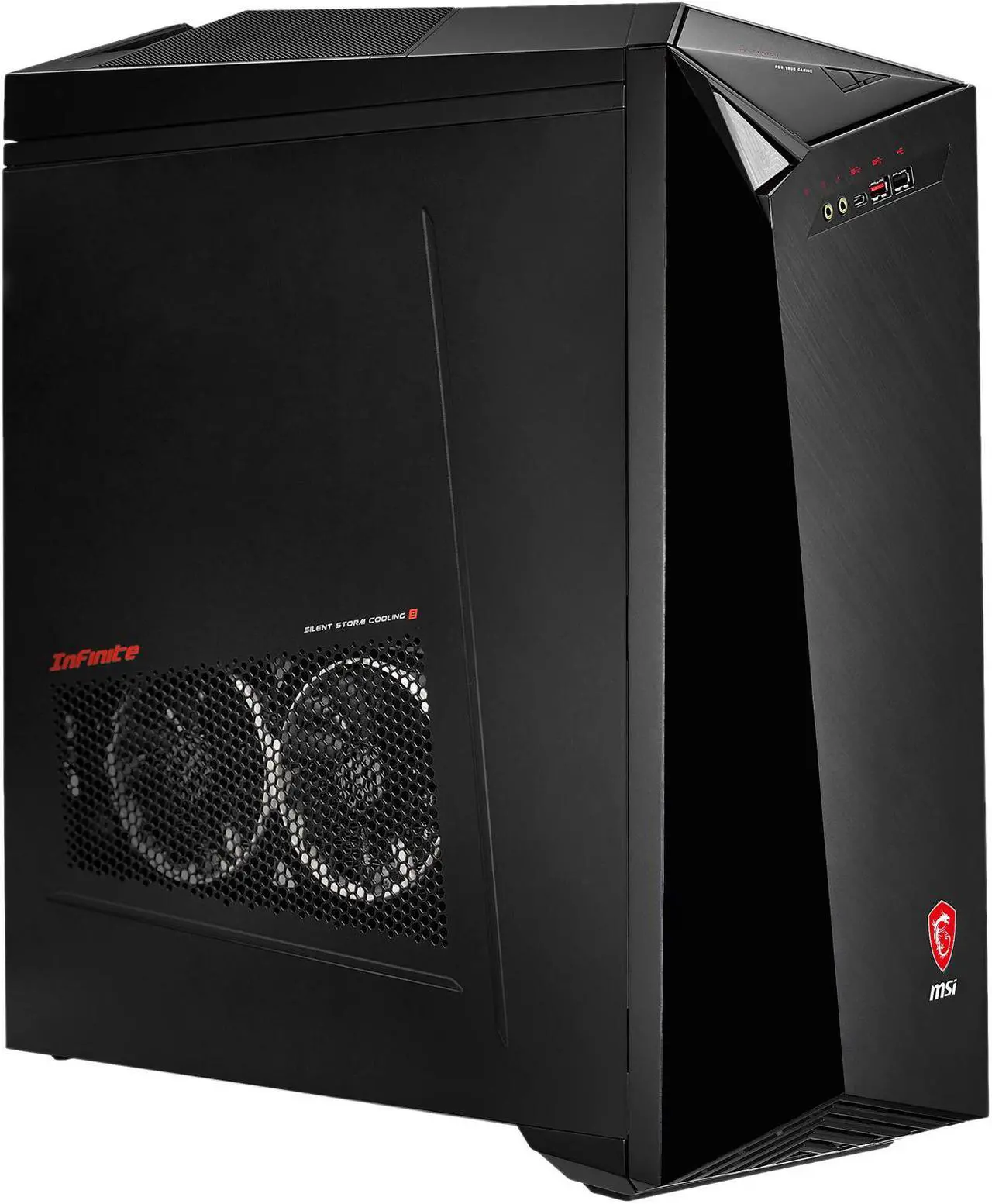 Alt view image 11 of 15 - MSI Desktop Computer Infinite Infinite VR7RC-036US Intel Core i7-7700 16GB DDR4 2TB HDD GeForce GTX 1060 Windows 10 Home 64-Bit