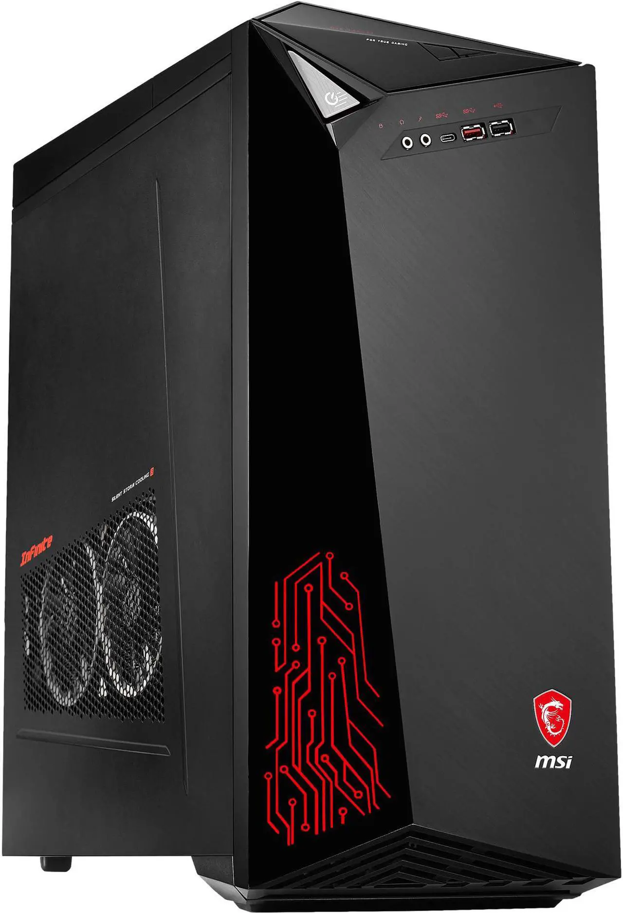 Main image of MSI Desktop Computer Infinite Infinite VR7RC-036US Intel Core i7-7700 16GB DDR4 2TB HDD GeForce GTX 1060 Windows 10 Home 64-Bit
