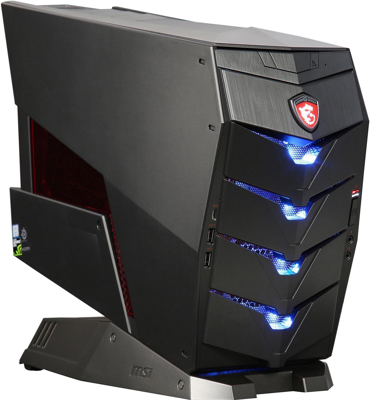 MSI Desktop Computer AEGIS-217US Intel Core i7-7700 8GB DDR4 1TB HDD GeForce GTX 1060 Windows 10 Home 64-Bit