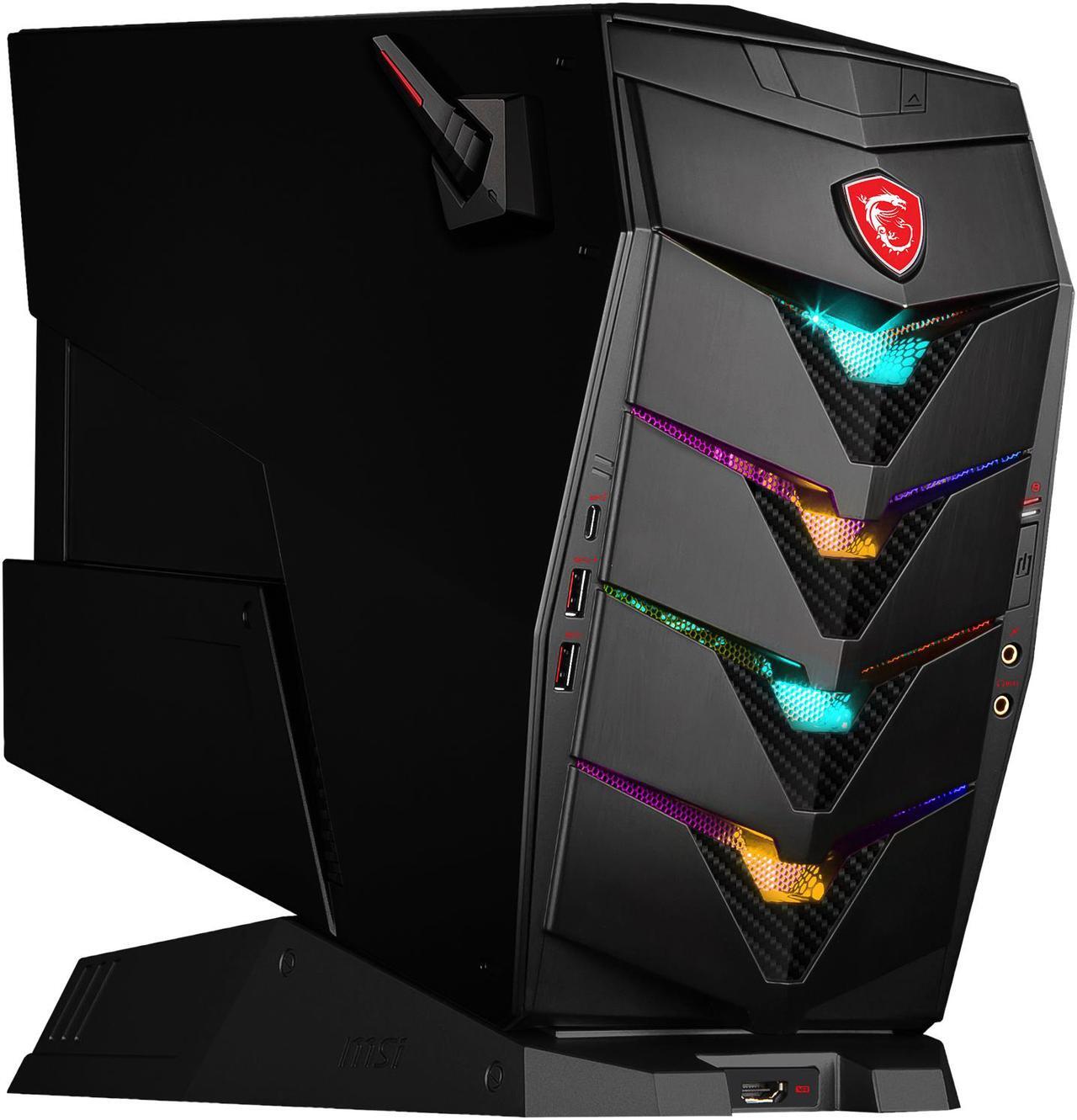 Alt view image 9 of 20 - MSI Desktop Computer Aegis 3 VR7RD-077US Intel Core i7-7700 16GB DDR4 2TB HDD 256GB SSD GeForce GTX 1070 Windows 10 Home 64-Bit (English Only)