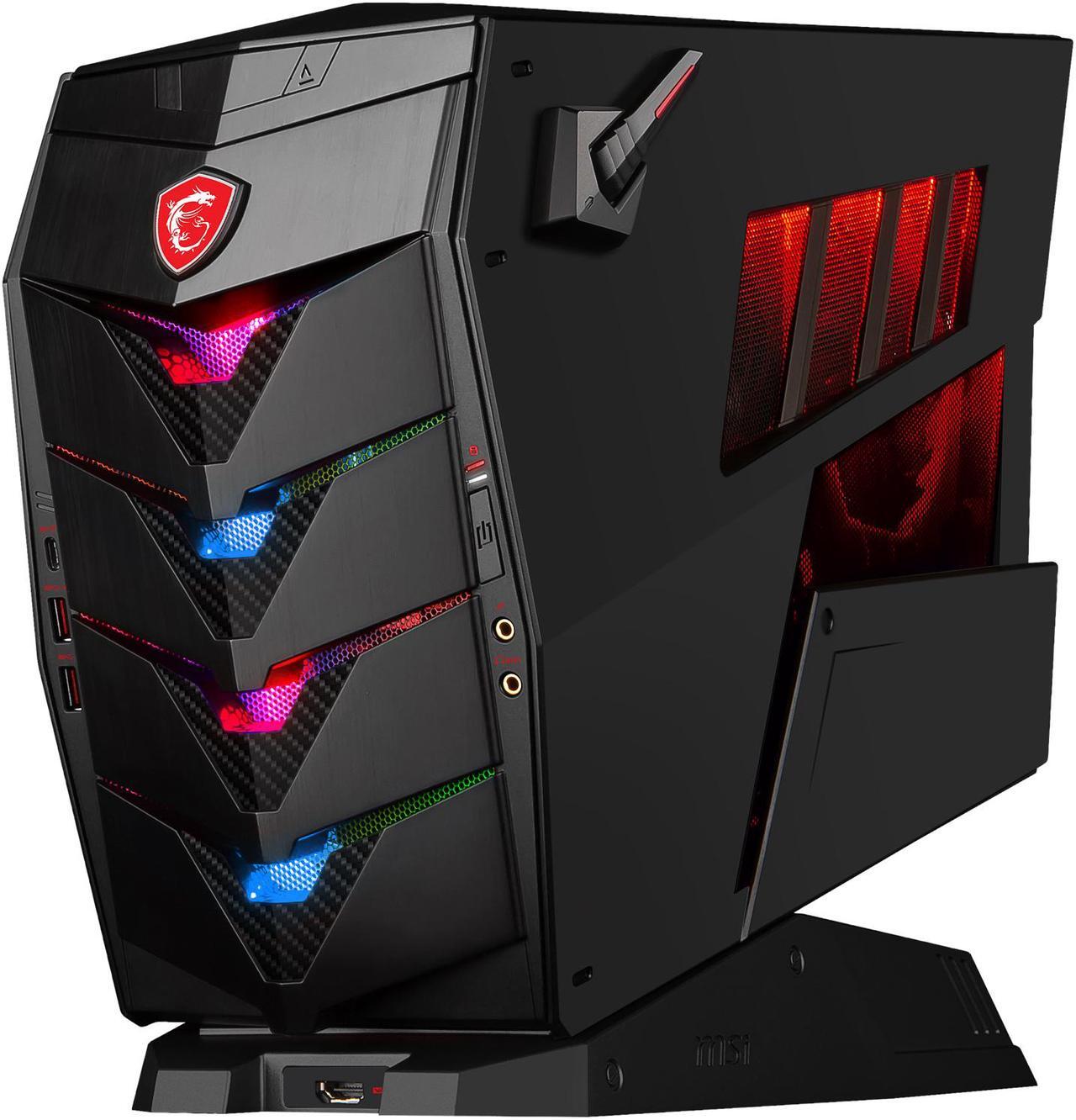 Alt view image 4 of 20 - MSI Desktop Computer Aegis 3 VR7RD-077US Intel Core i7-7700 16GB DDR4 2TB HDD 256GB SSD GeForce GTX 1070 Windows 10 Home 64-Bit (English Only)