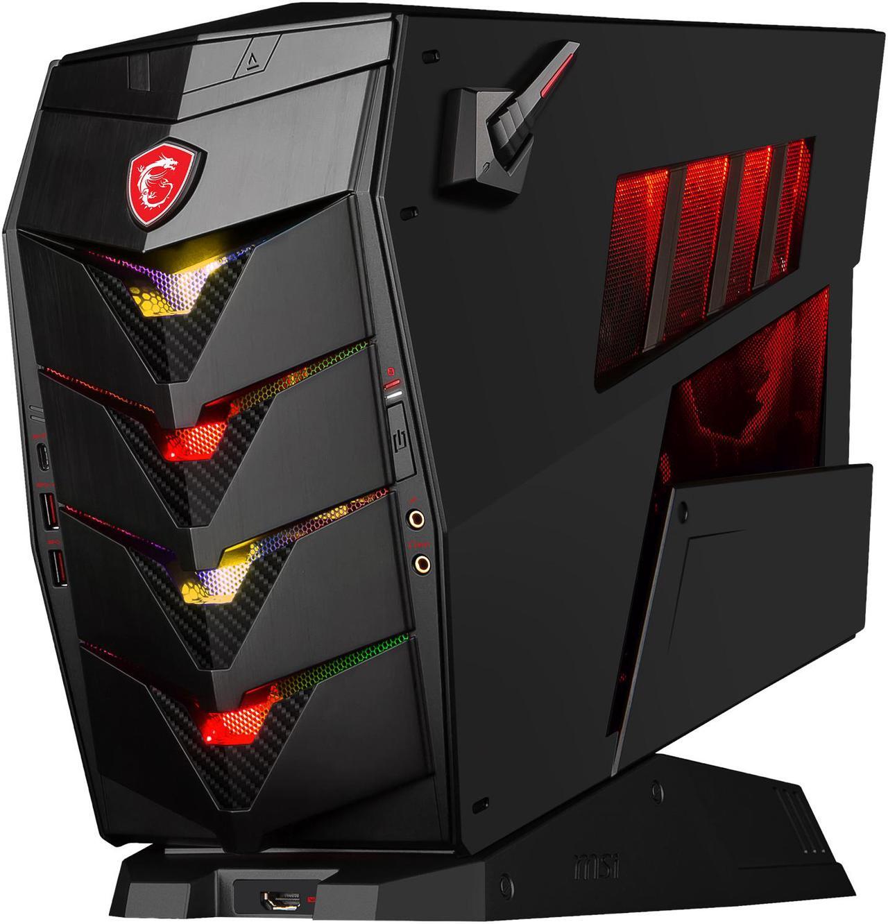 Alt view image 5 of 20 - MSI Desktop Computer Aegis 3 VR7RD-077US Intel Core i7-7700 16GB DDR4 2TB HDD 256GB SSD GeForce GTX 1070 Windows 10 Home 64-Bit (English Only)