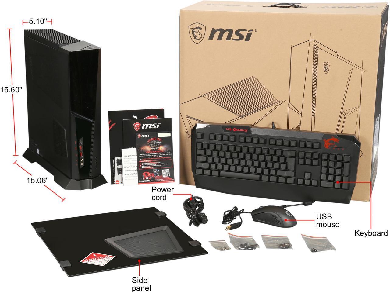 Alt view image 15 of 14 - MSI Gaming Desktop Trident X Plus 9SE-041US Intel Core i7-9700K 16GB DDR4 2TB HDD 256GB SSD GeForce RTX 2080 Windows 10 Home 64-bit