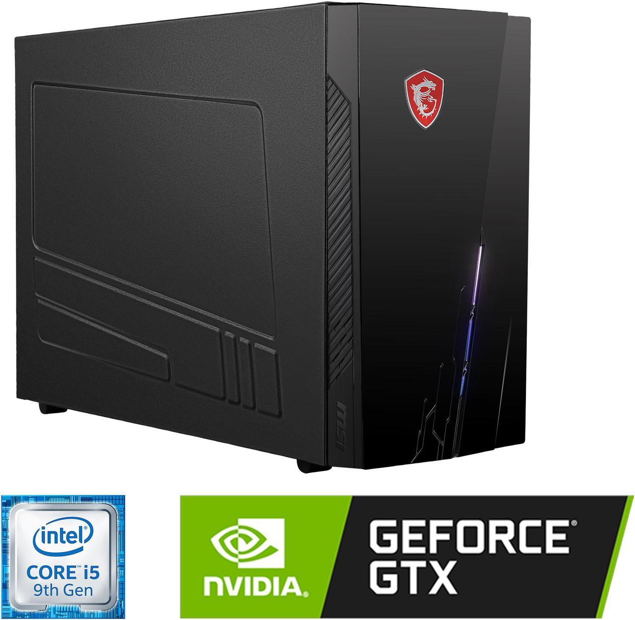 MSI Gaming Desktop Infinite S 9SA-083CA Intel Core i5 9th Gen 9400F (2.90 GHz) 8 GB DDR4 512 GB SSD NVIDIA GeForce GTX 1650 Windows 10 Home 64-bit