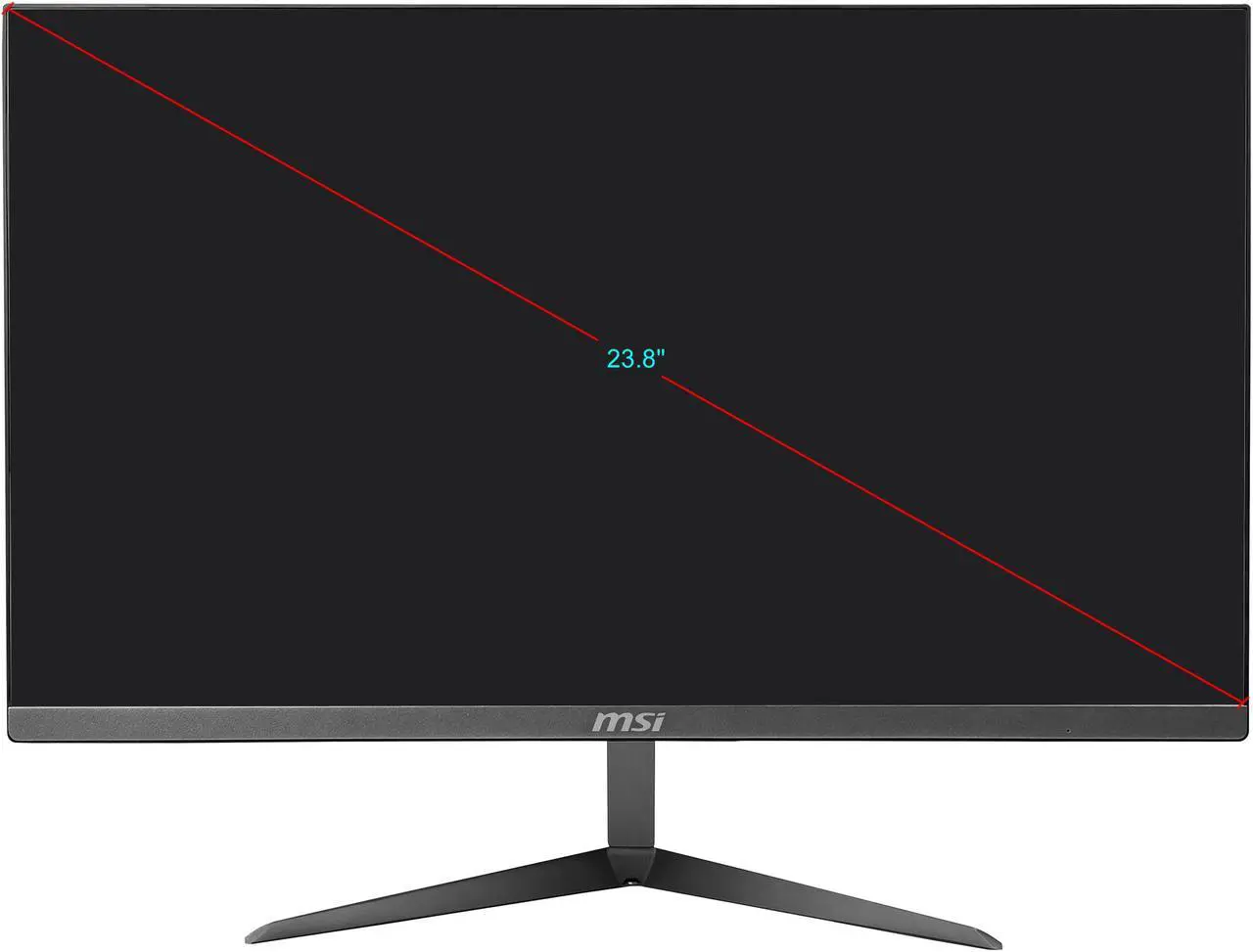 Alt view image 2 of 14 - MSI PRO 24X 10M-045US - 23.8" - Intel Celeron 5205U - 4 GB DDR4 - 64 GB SSD - 500 GB HDD - Windows 10 Pro - All-in-One