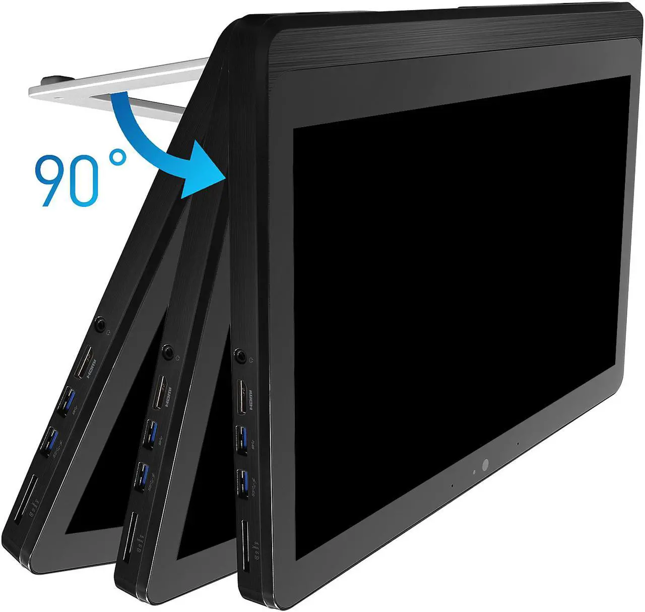 Alt view image 13 of 17 - MSI All-in-One Computer PRO 16 Flex 8GL-061US Intel Celeron N4000 4GB DDR4 256GB PCIe SSD 15.6" Touchscreen Windows 10 Pro 64-bit