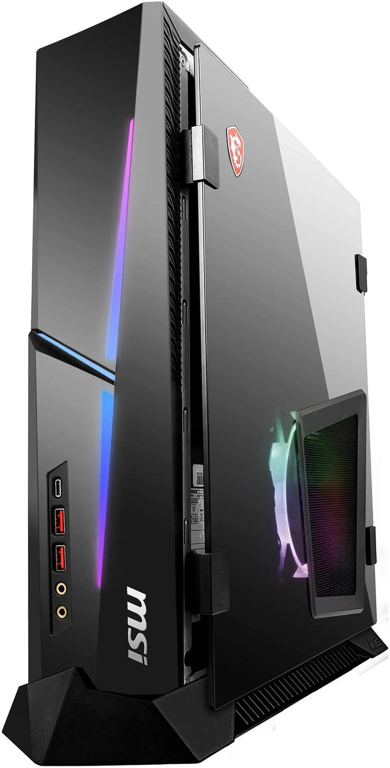 Alt view image 4 of 10 - MSI MEG Trident X 10TD-1282US - Intel Core i7-10700K - 32 GB DDR4 - 1 TB SSD - GeForce RTX 3070 - Windows 10 Home - Gaming Desktop