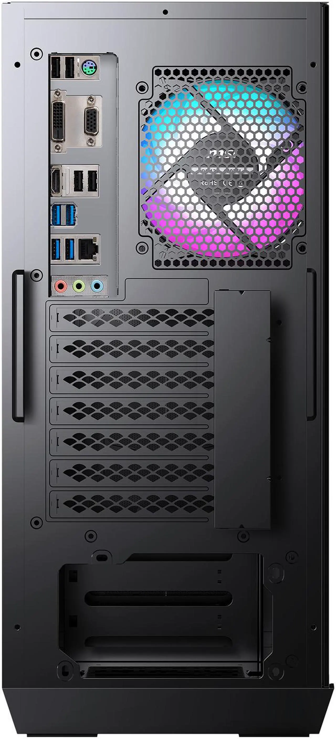 Alt view image 6 of 6 - MSI Gaming Desktop Aegis R 10SC-210US Intel Core i7-10700 16GB DDR4 1TB HDD 1TB SSD GeForce RTX 2060 Windows 10 Home 64-bit