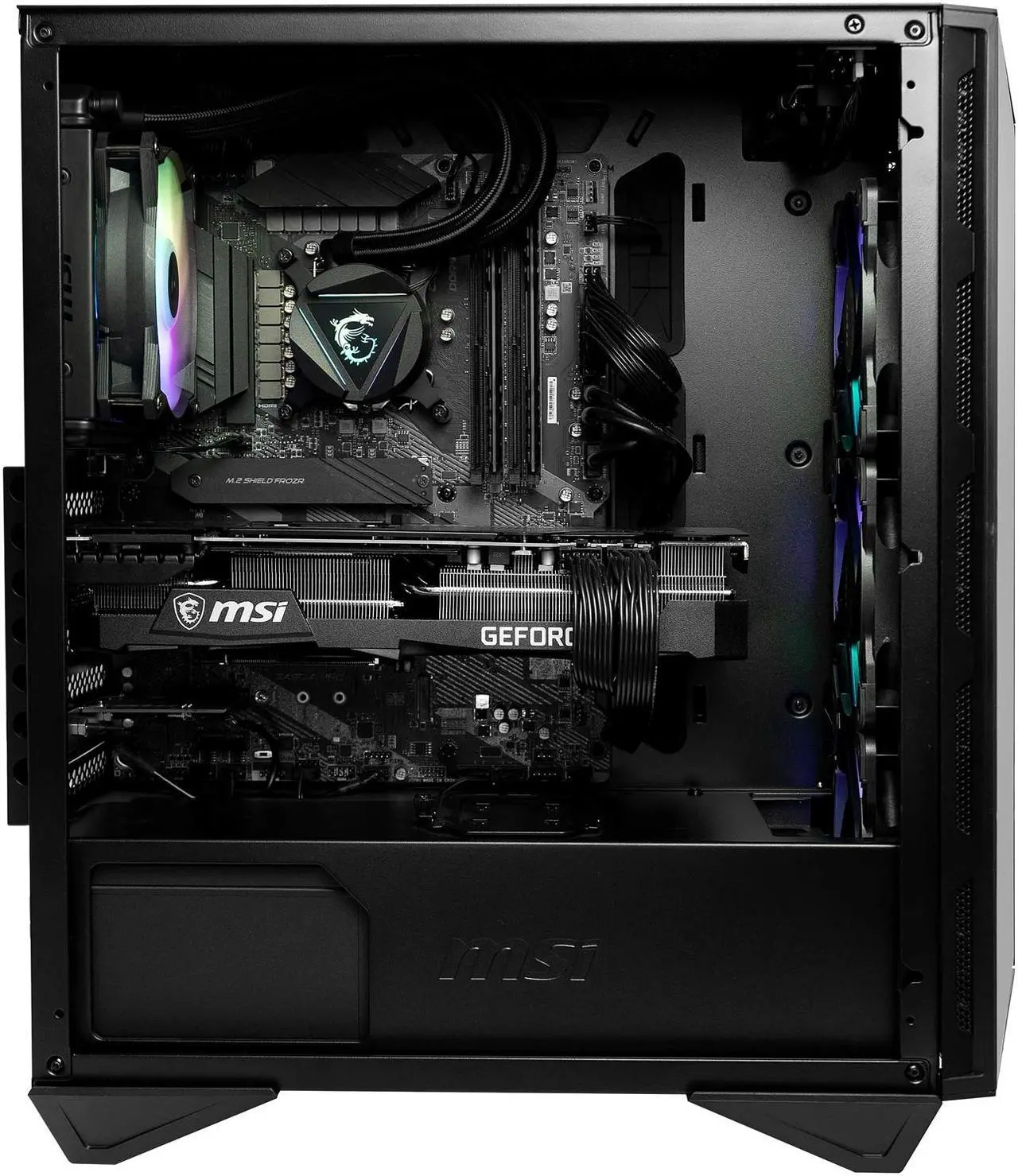 Alt view image 6 of 9 - MSI Gaming Desktop Aegis RS 11TJ-228US Intel Core i9-11900KF 32GB DDR4 3TB HDD 2TB PCIe SSD GeForce RTX 3090 Windows 10 Home 64-bit