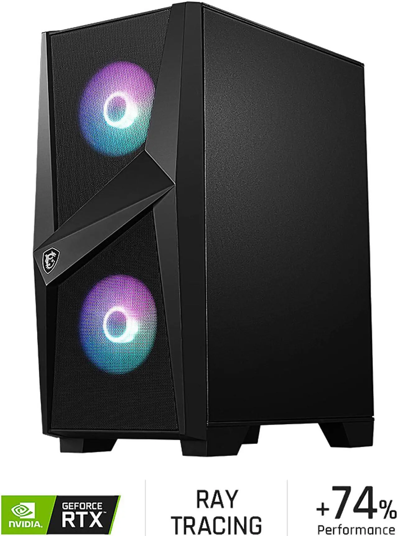 Alt view image 8 of 10 - MSI Gaming Desktop Codex ZS 5TC-042US AMD Ryzen 5 5600X 16GB DDR4 500GB PCIe SSD GeForce RTX 3060 Windows 11 Home 64-bit