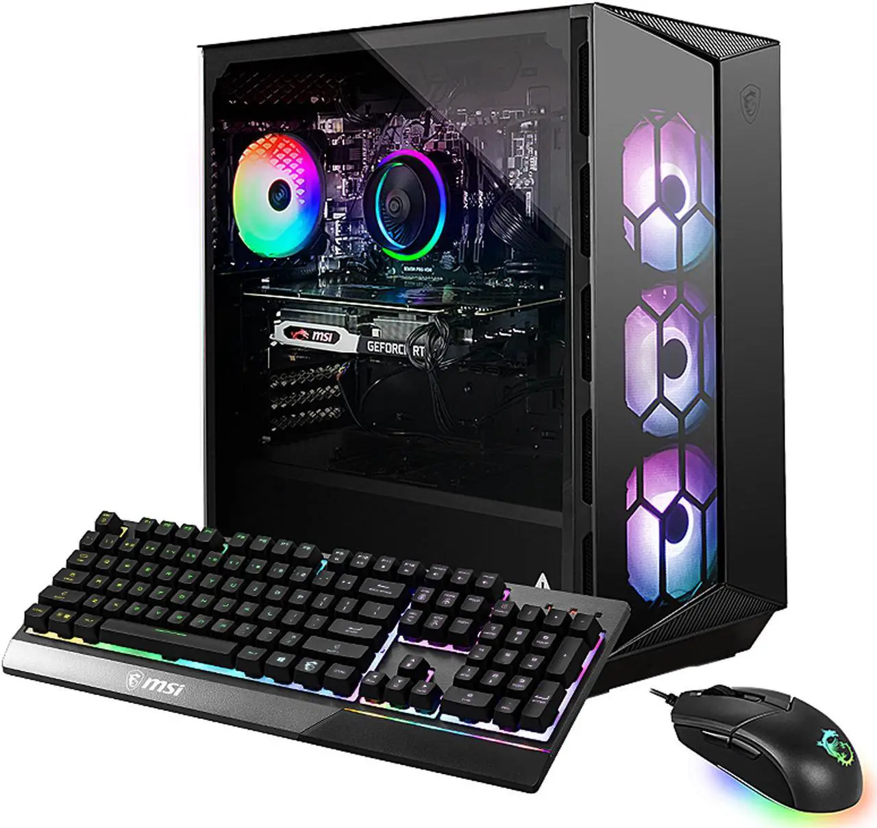 Main image of MSI Gaming Desktop Aegis R 11TG-244US Intel Core i7-11700 16GB DDR4 1 TB M.2 NVMe SSD GeForce RTX 3060 Ti Windows 10 Home 64-bit