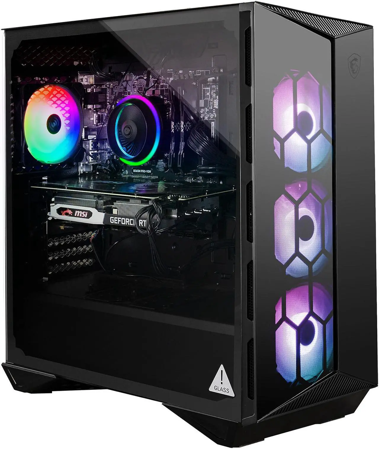Alt view image 4 of 10 - MSI Gaming Desktop Aegis R 11TG-244US Intel Core i7-11700 16GB DDR4 1 TB M.2 NVMe SSD GeForce RTX 3060 Ti Windows 10 Home 64-bit