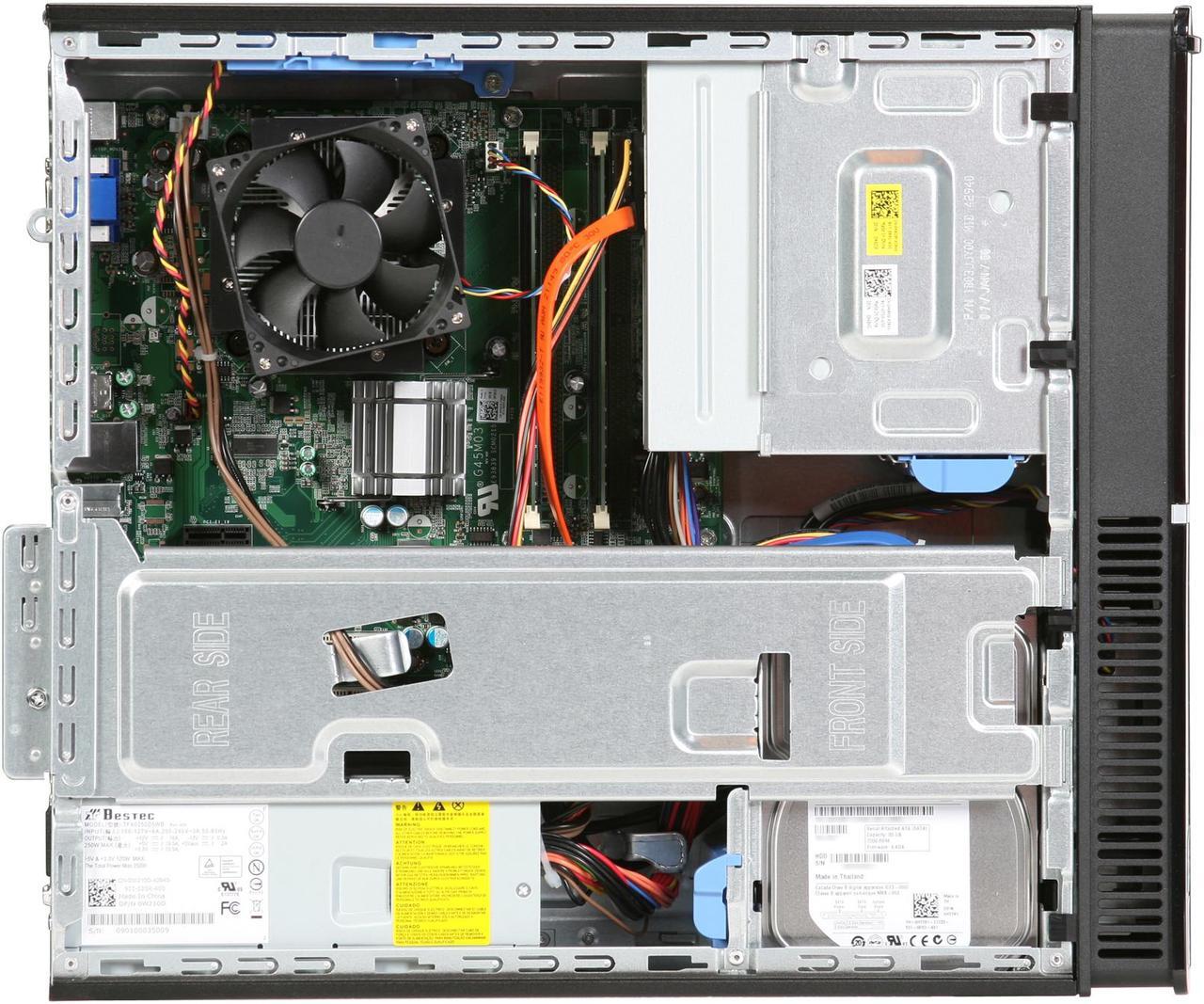 Alt view image 8 of 11 - DELL Desktop PC Vostro 220S (464-2923) Intel Core 2 Duo E8400 2GB DDR2 80GB HDD Intel GMA X4500HD Windows Vista Business / XP Professional downgrade