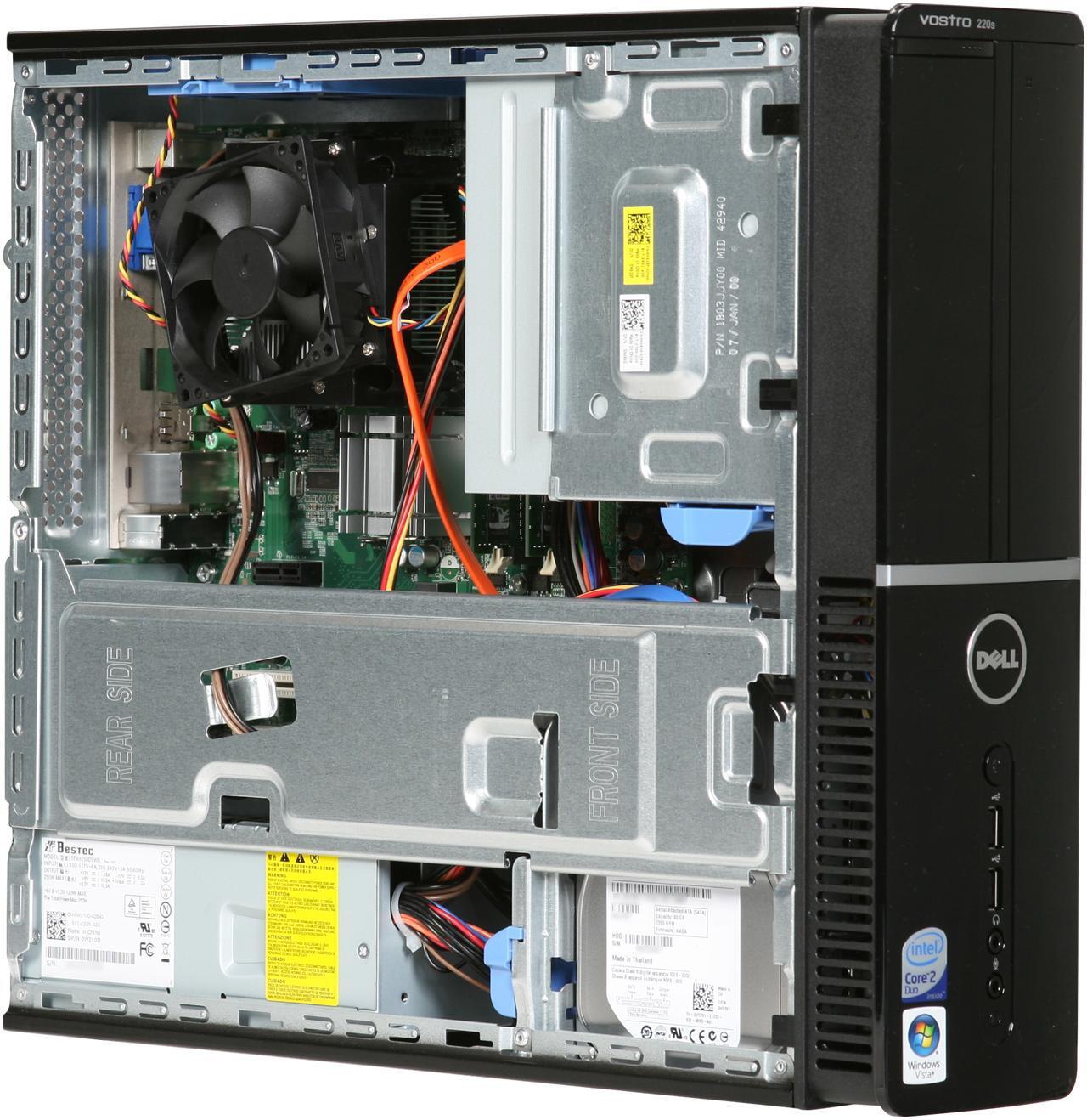 Alt view image 9 of 11 - DELL Desktop PC Vostro 220S (464-2923) Intel Core 2 Duo E8400 2GB DDR2 80GB HDD Intel GMA X4500HD Windows Vista Business / XP Professional downgrade