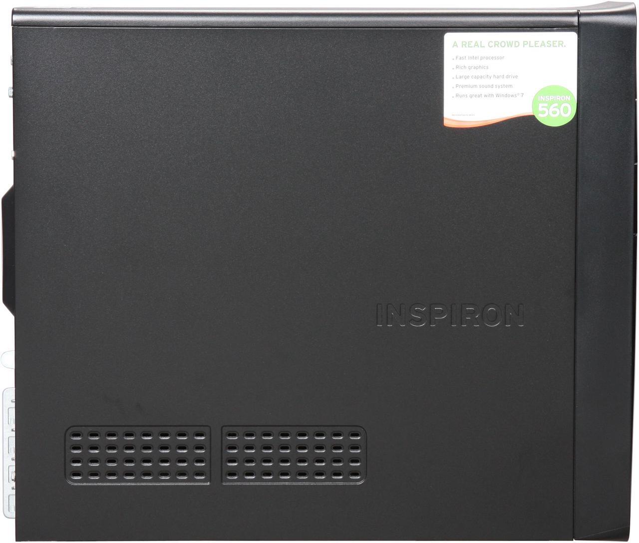 Alt view image 4 of 9 - DELL Desktop PC Inspiron 560 (i560-1101NBK) Intel Pentium E6700 4GB DDR3 1TB HDD Intel GMA X4500HD Windows 7 Home Premium 64-bit