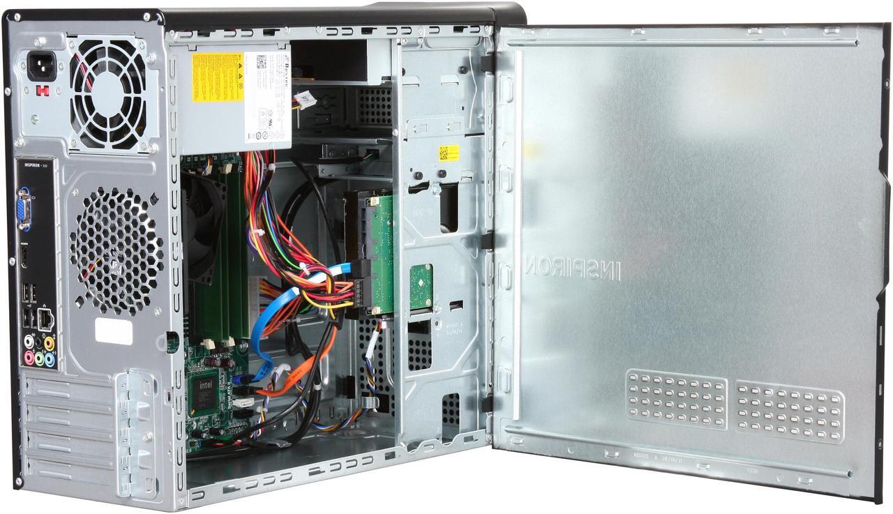 Alt view image 5 of 9 - DELL Desktop PC Inspiron 560 (i560-1101NBK) Intel Pentium E6700 4GB DDR3 1TB HDD Intel GMA X4500HD Windows 7 Home Premium 64-bit