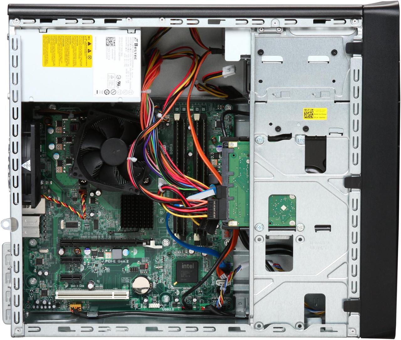 Alt view image 6 of 9 - DELL Desktop PC Inspiron 560 (i560-1101NBK) Intel Pentium E6700 4GB DDR3 1TB HDD Intel GMA X4500HD Windows 7 Home Premium 64-bit