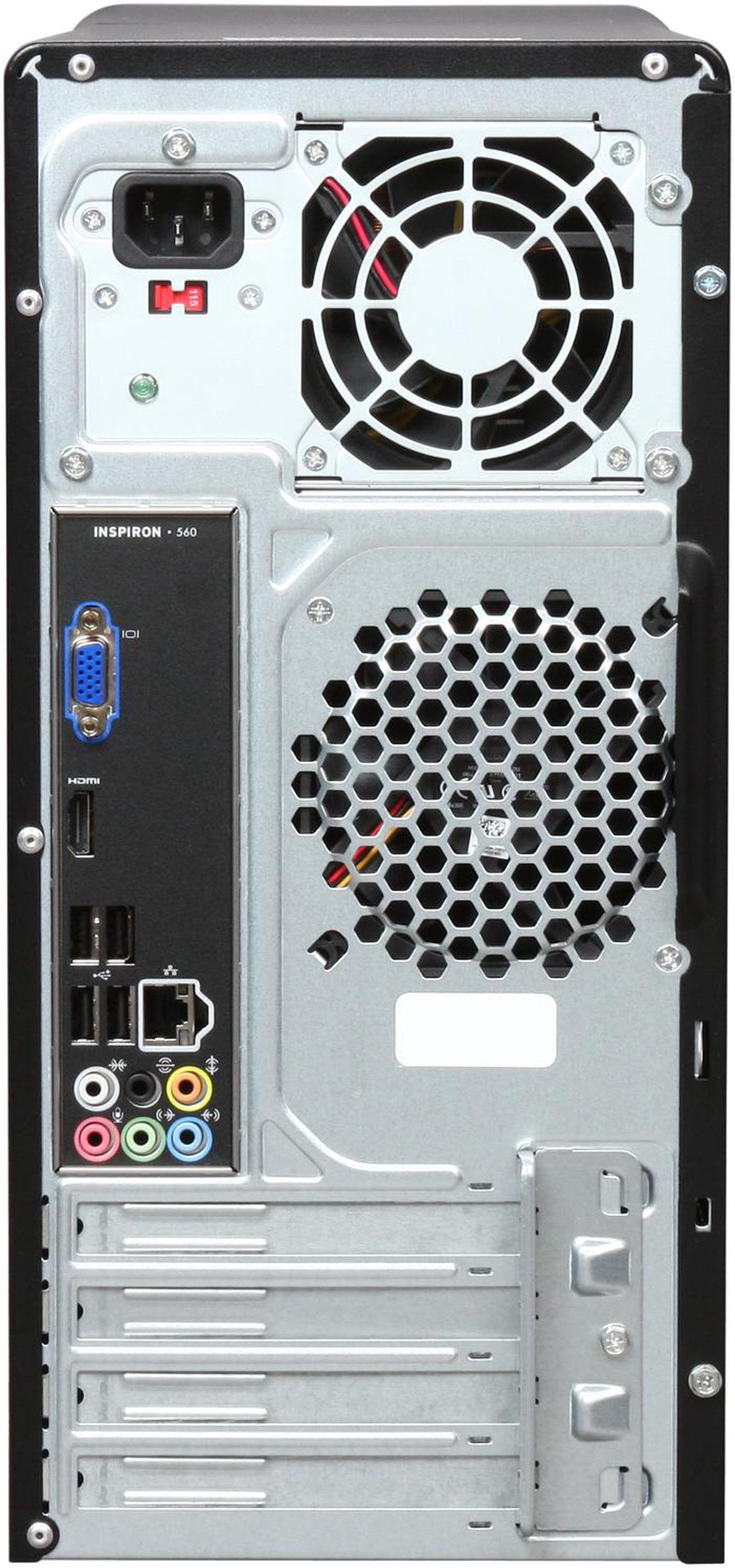 Alt view image 8 of 9 - DELL Desktop PC Inspiron 560 (i560-1101NBK) Intel Pentium E6700 4GB DDR3 1TB HDD Intel GMA X4500HD Windows 7 Home Premium 64-bit