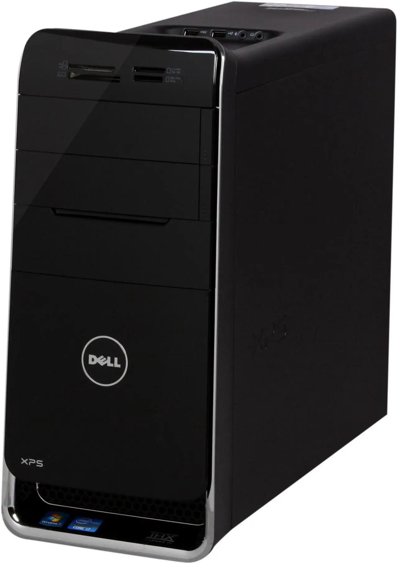 Alt view image 3 of 10 - DELL Desktop PC XPS 8300 (X8300-6007BK) Intel Core i7-2600 8GB DDR3 1TB HDD AMD Radeon HD 6450 1GB DDR3 Windows 7 Home Premium 64-Bit