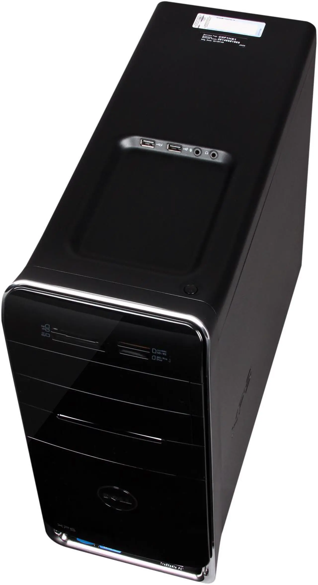 Alt view image 5 of 10 - DELL Desktop PC XPS 8300 (X8300-6007BK) Intel Core i7-2600 8GB DDR3 1TB HDD AMD Radeon HD 6450 1GB DDR3 Windows 7 Home Premium 64-Bit