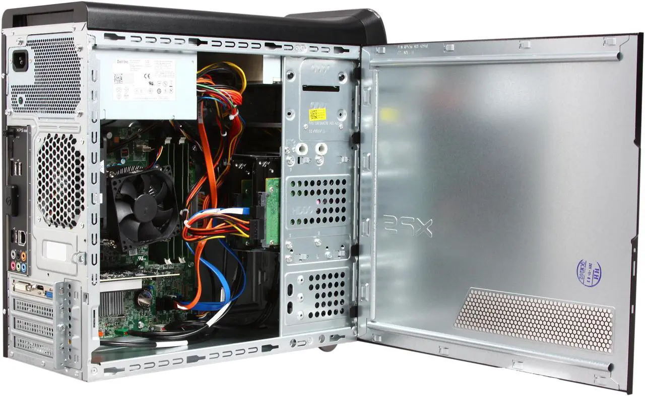 Alt view image 6 of 10 - DELL Desktop PC XPS 8300 (X8300-6007BK) Intel Core i7-2600 8GB DDR3 1TB HDD AMD Radeon HD 6450 1GB DDR3 Windows 7 Home Premium 64-Bit