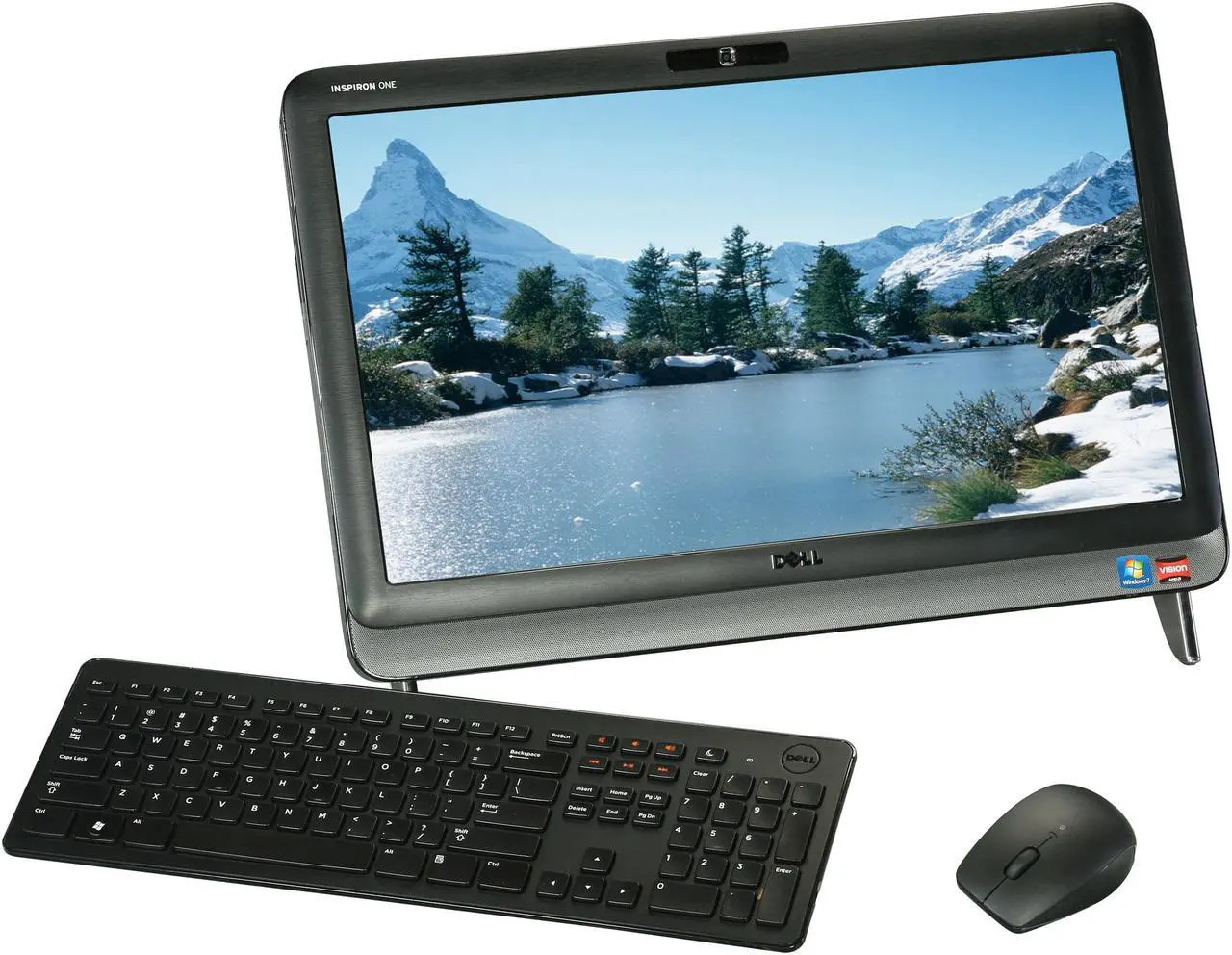 Main image of DELL All-in-One PC Inspiron One 2205 AMD Athlon II X2 240e 4GB 500GB HDD 21.5" Touchscreen Windows 7 Home Premium
