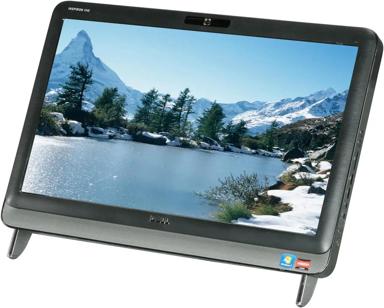 Alt view image 3 of 7 - DELL All-in-One PC Inspiron One 2205 AMD Athlon II X2 240e 4GB 500GB HDD 21.5" Touchscreen Windows 7 Home Premium