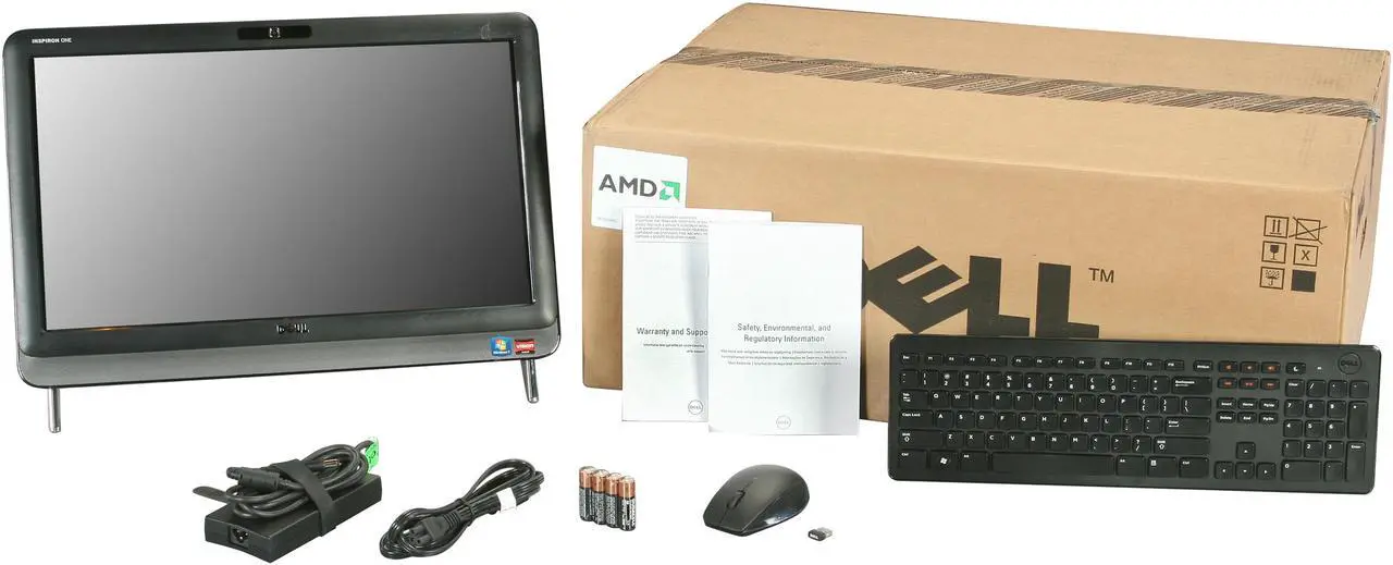 Alt view image 7 of 7 - DELL All-in-One PC Inspiron One 2205 AMD Athlon II X2 240e 4GB 500GB HDD 21.5" Touchscreen Windows 7 Home Premium
