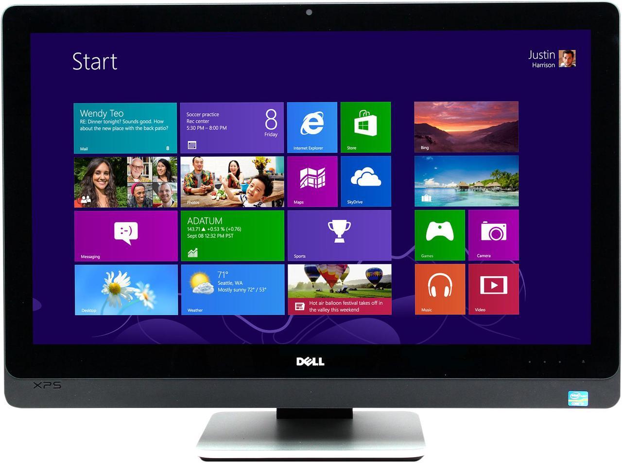 Alt view image 2 of 8 - DELL Desktop PC XPS ONE 2710 X271021590125SA Intel Core i7-3770S 16G 2TB SATA + 32GB mSATA HDD 27" Touchscreen Windows 8 64-Bit