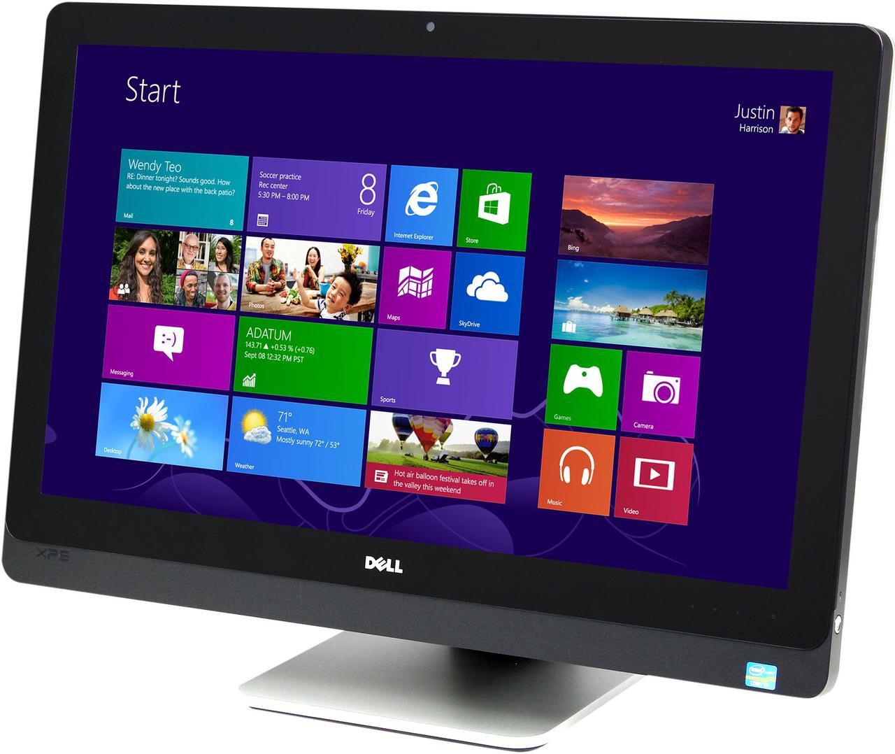Alt view image 3 of 8 - DELL Desktop PC XPS ONE 2710 X271021590125SA Intel Core i7-3770S 16G 2TB SATA + 32GB mSATA HDD 27" Touchscreen Windows 8 64-Bit