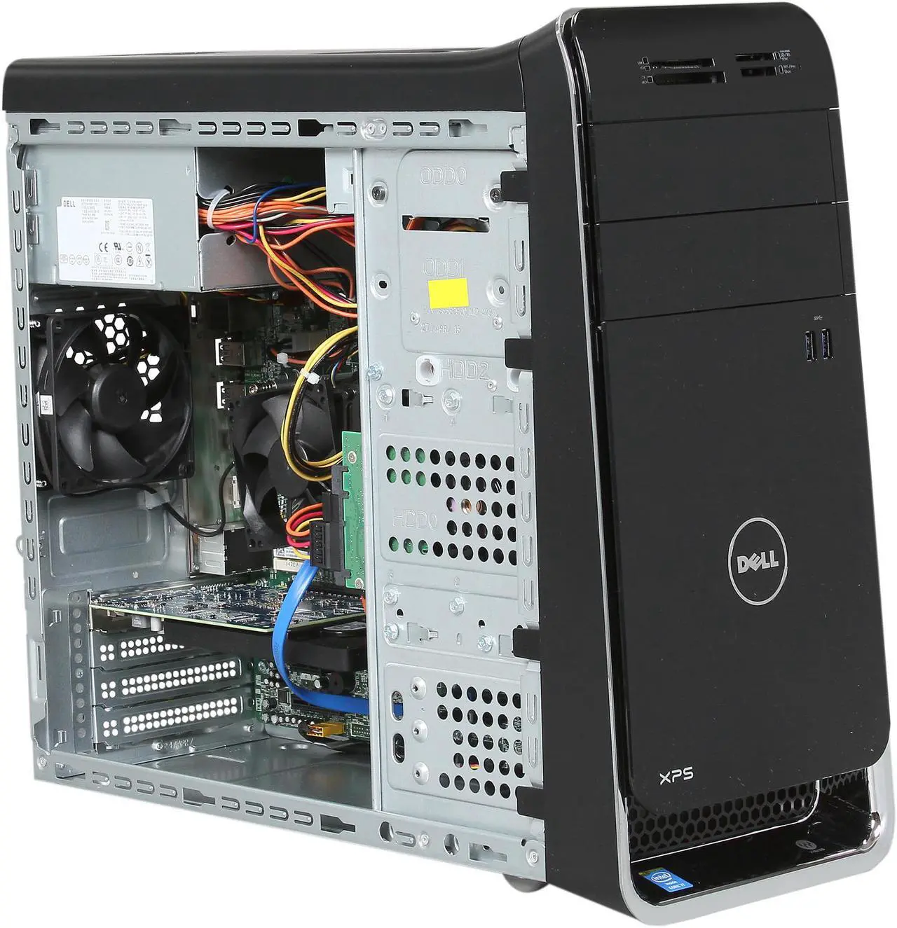Alt view image 7 of 10 - DELL Desktop PC XPS 8700 (X8700-1876BLK) Intel Core i7-4770 12GB DDR3 1TB HDD NVIDIA GeForce GTX 645 1GB Windows 8