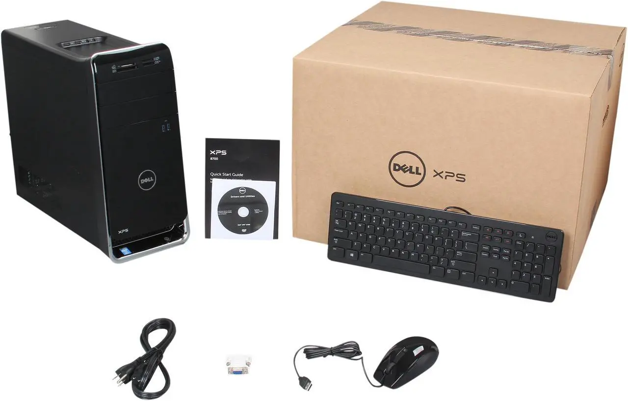Alt view image 10 of 10 - DELL Desktop PC XPS 8700 (X8700-1876BLK) Intel Core i7-4770 12GB DDR3 1TB HDD NVIDIA GeForce GTX 645 1GB Windows 8