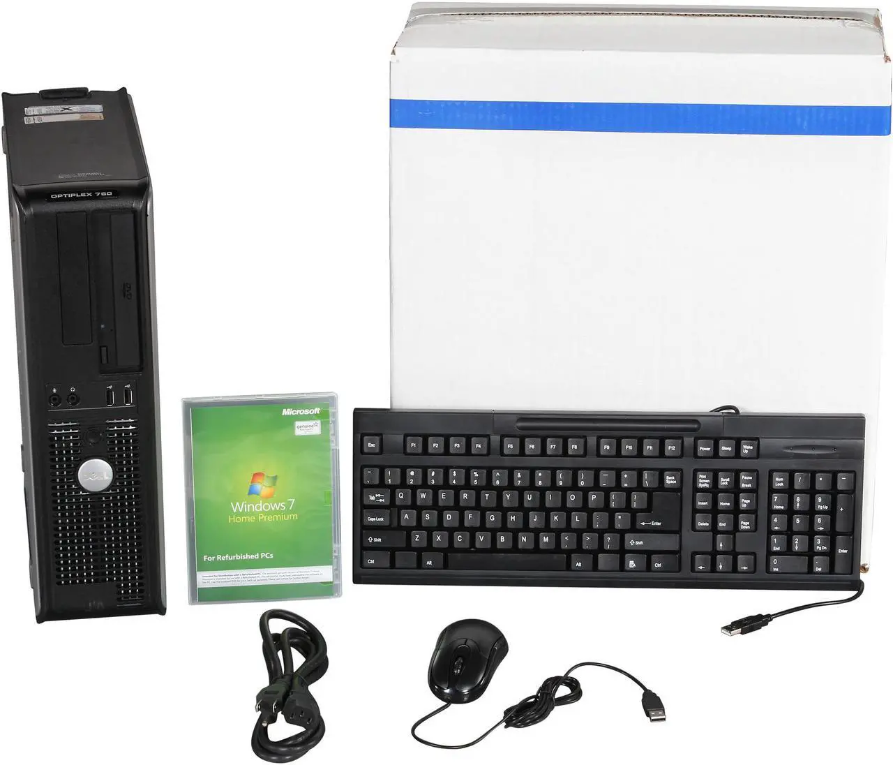 Alt view image 10 of 10 - Dell Optiplex 380 Desktop Tower Intel Dual Core 2.7Ghz 3GB DDR2 RAM 160GB HDD DVDROM Windows 7 Home Premium