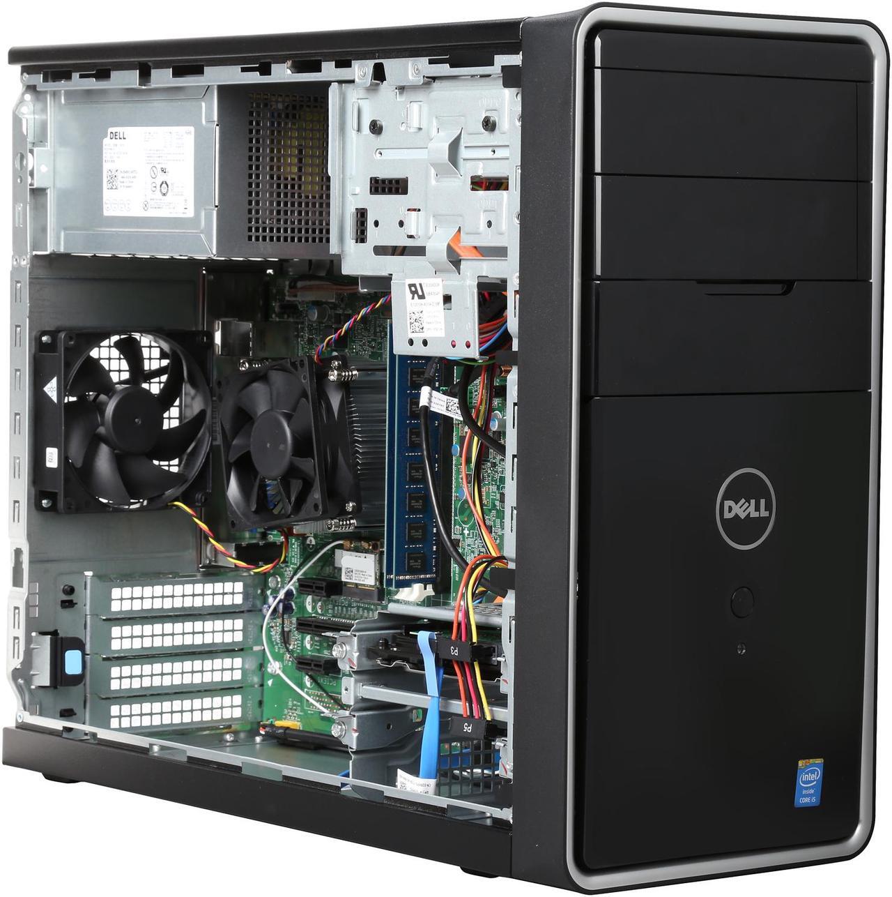 Alt view image 7 of 9 - DELL Desktop PC Inspiron 3847 (i3847-6159BK) Intel Core i5-4460 16GB DDR3 1TB HDD Intel HD Graphics 4600 Windows 8.1 64-Bit