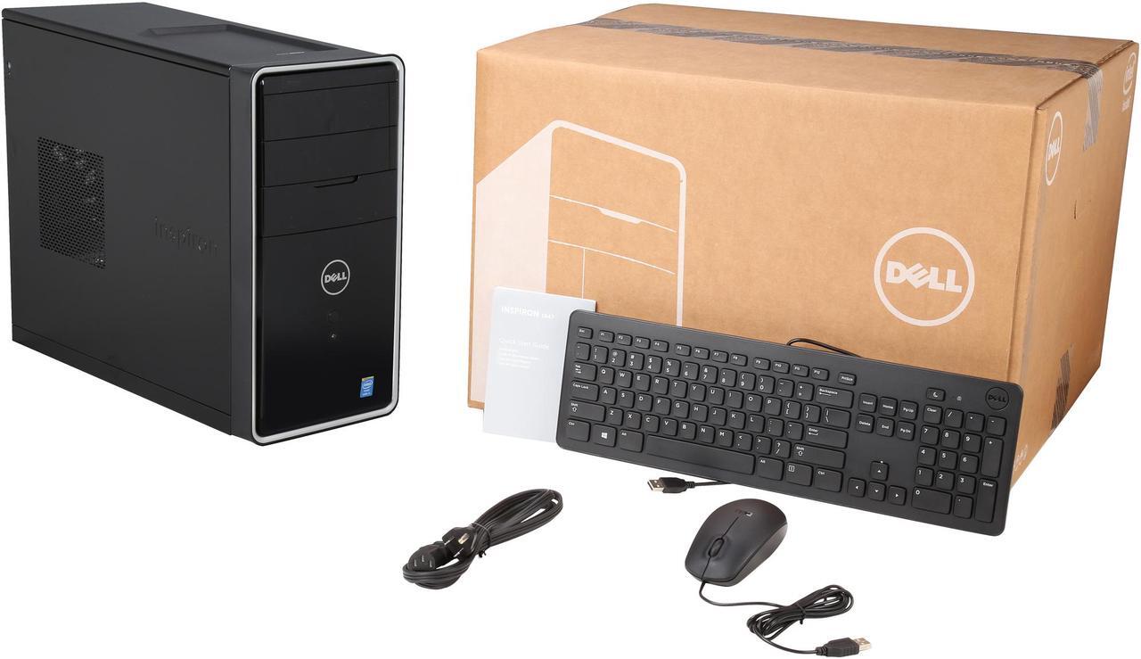 Alt view image 9 of 9 - DELL Desktop PC Inspiron 3847 (i3847-6159BK) Intel Core i5-4460 16GB DDR3 1TB HDD Intel HD Graphics 4600 Windows 8.1 64-Bit